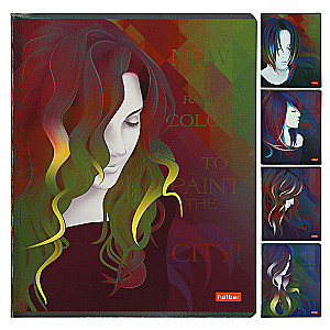Notebook Bright Curls (assorted)