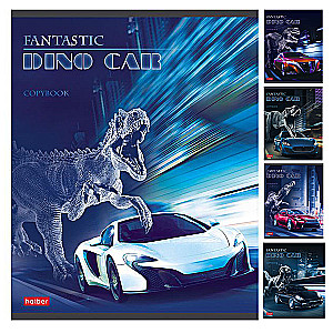 Dino Car Notebook (assorted)