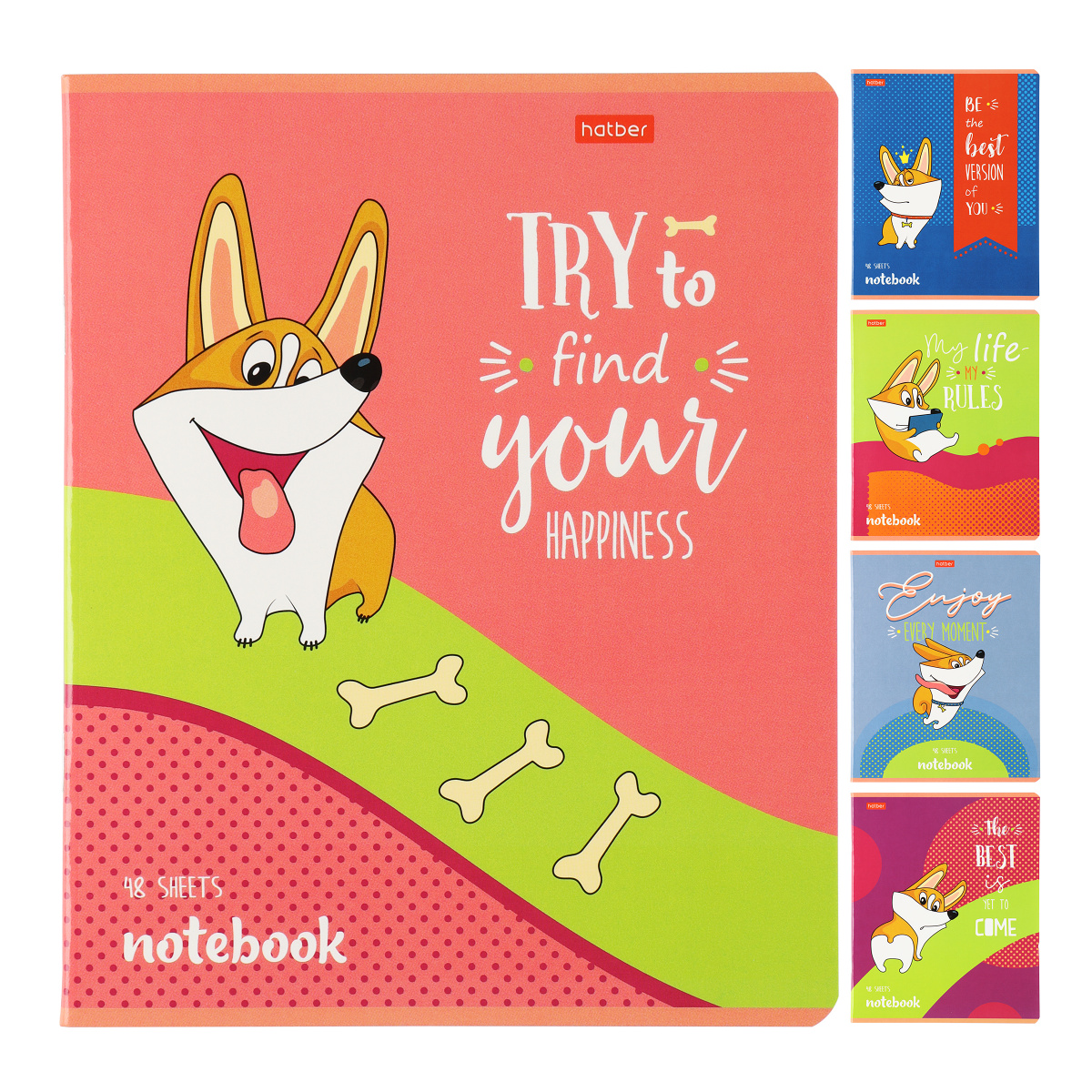 Notebook Red Kor (assorted)