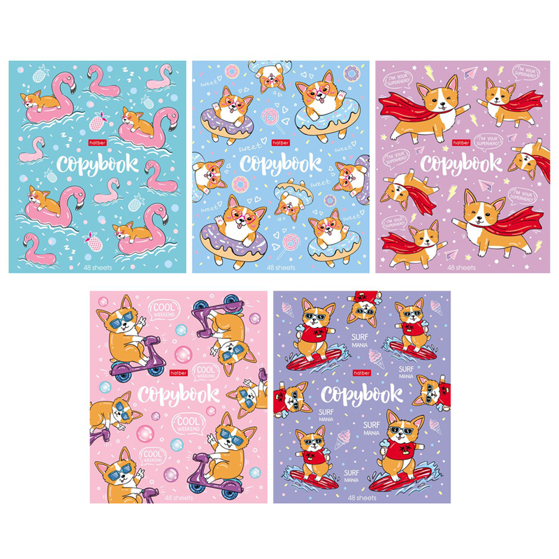 Notebook Funny Corgis (Assorted)