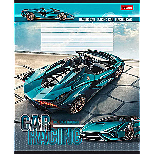 A5 Notebook I Love Racing (Grid)