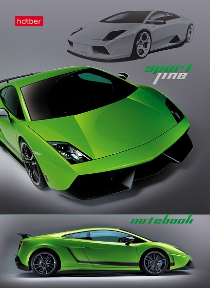 A6 Notebook Cars (Checkered)