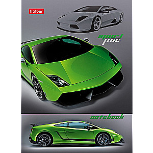 A6 Notebook Cars (Checkered)