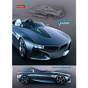 A6 Notebook Cars (Checkered)