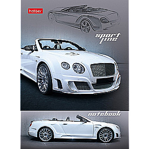 A6 Notebook Cars (Checkered)