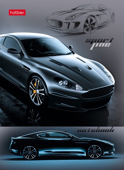 A6 Notebook Cars (Checkered)