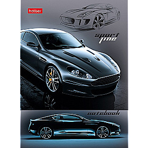 A6 Notebook Cars (Checkered)