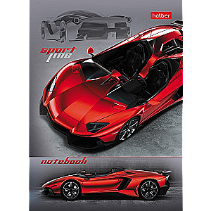A6 Notebook Cars (Checkered)