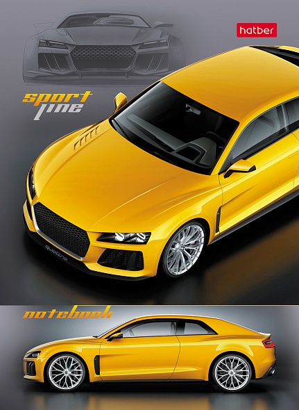A6 Notebook Cars (Checkered)