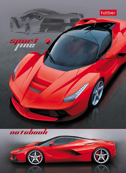 A6 Notebook Cars (Checkered)