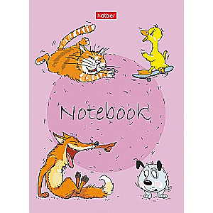 A6 Notepad Funny Animals (grid)