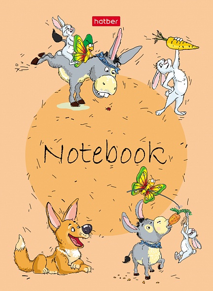 A6 Notepad Funny Animals (grid)