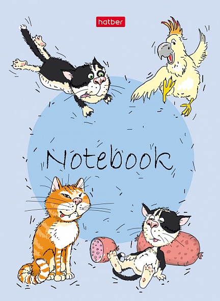 A6 Notepad Funny Animals (grid)