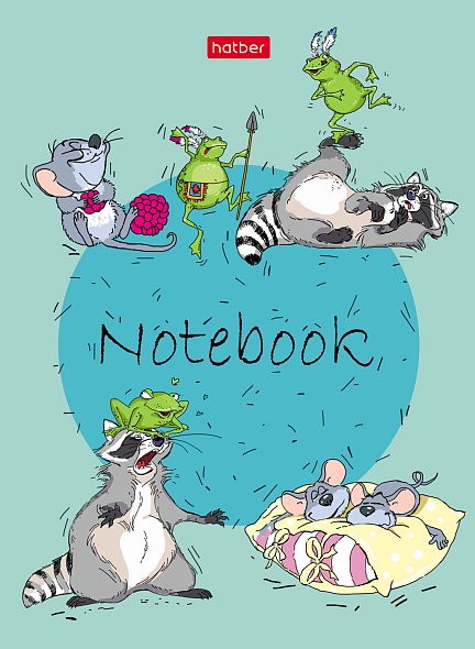 A6 Notepad Funny Animals (grid)