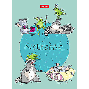A6 Notepad Funny Animals (grid)