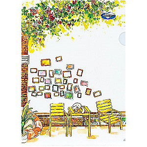 Eckordner CoffeeShop A4, 0,15 mm (Assortiment)