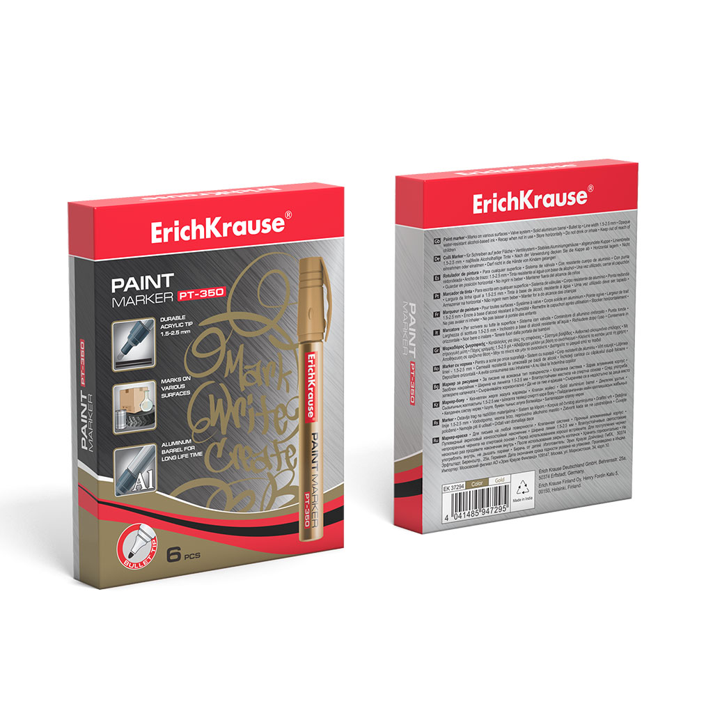 Marker-paint ErichKrause PT-350 (gold)