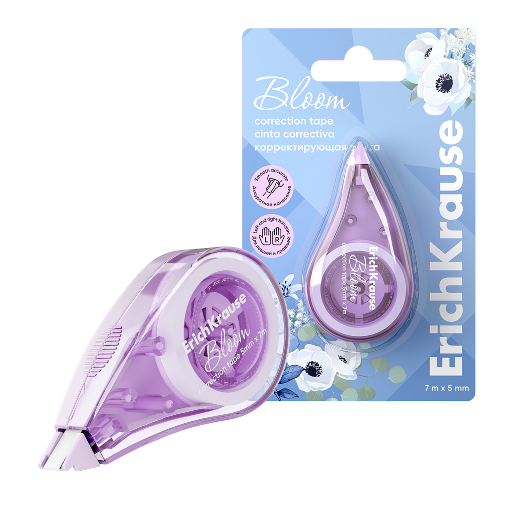 ErichKrause Pastel Bloom Correction Tape