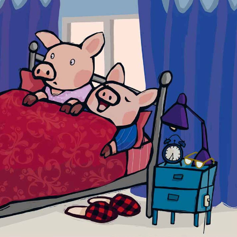 Little pig goes to kindergarten