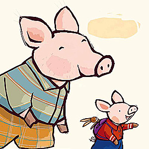 Little pig goes to kindergarten