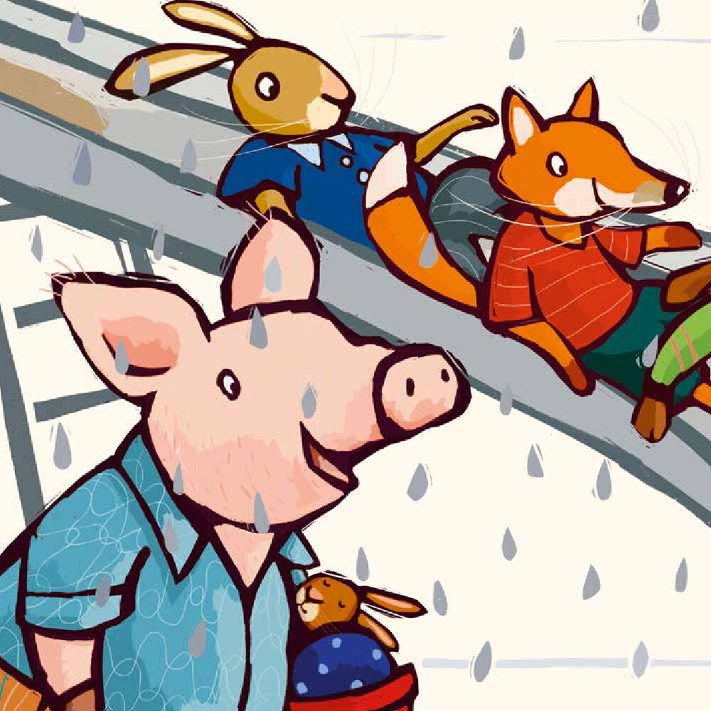 Piglet, it's time for a swim!