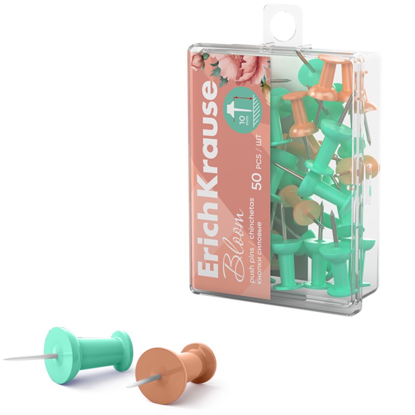 ErichKrause Pastel Bloom Paper Clips