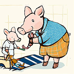 Piglet, it's time to sleep!