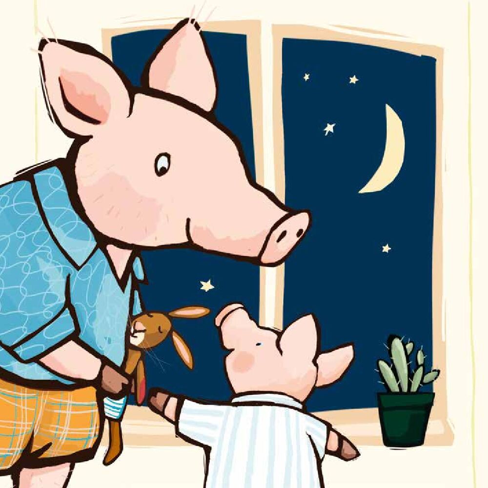 Piglet, it's time to sleep!