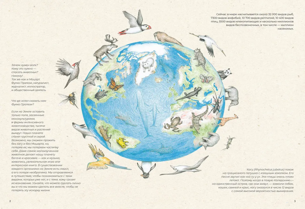 On the verge of extinction. Fauna of the Earth