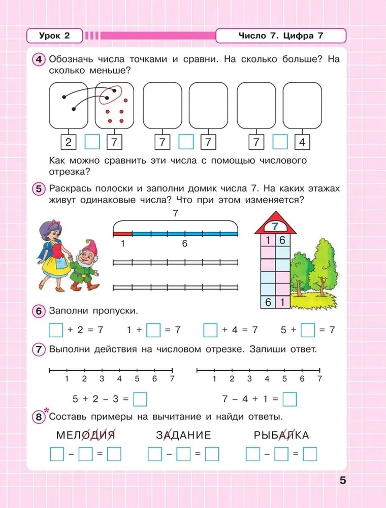 Математика. 1 класс. Рабочая тетрадь. Углубленный уровень. В 3-х частях. Часть 2