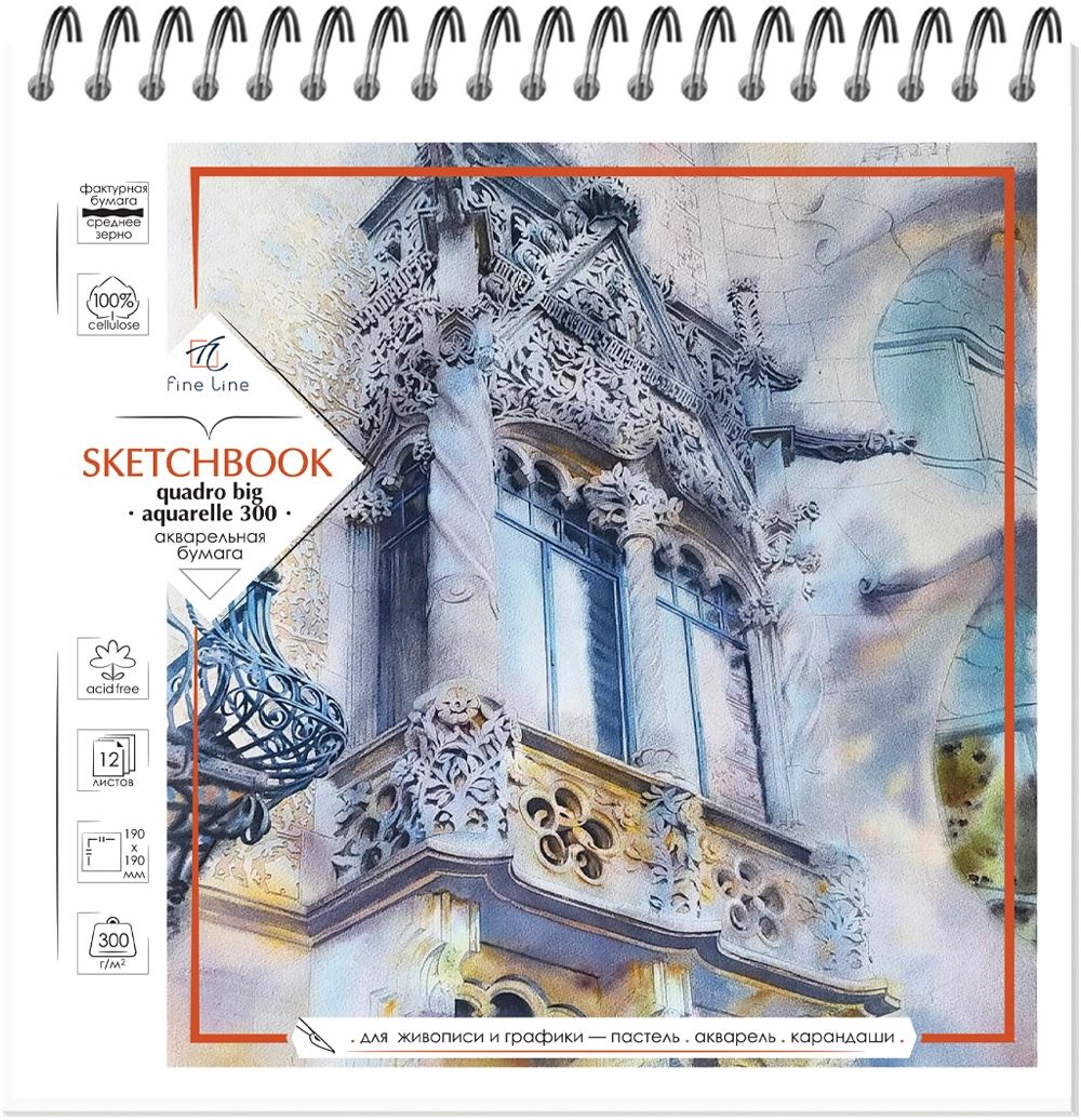 Bloknotu-sketchbook Quadro big