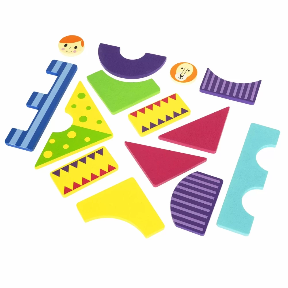 Logical game Duet puzzle - Circus performers Lev and Lyova