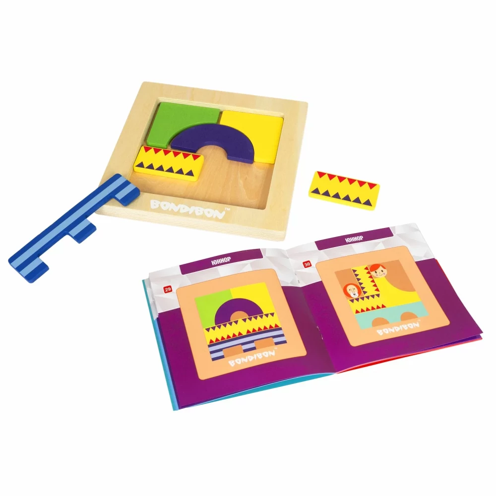 Logical game Duet puzzle - Circus performers Lev and Lyova