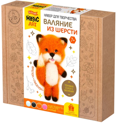Felting set Little Fox