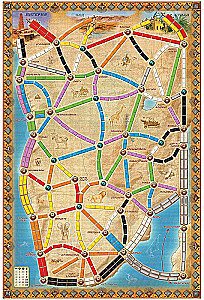 Board Game - Ticket to Ride: Heart of Africa (expansion)