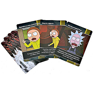Stalo žaidimas Rick and Morty. Rickshank Rickbag