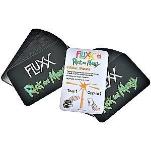 Stalo žaidimas - Fluxx. Rikas ir Mortis