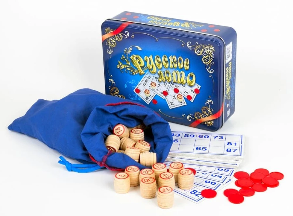 Krievu loto metāla kastē - Zilais lāde