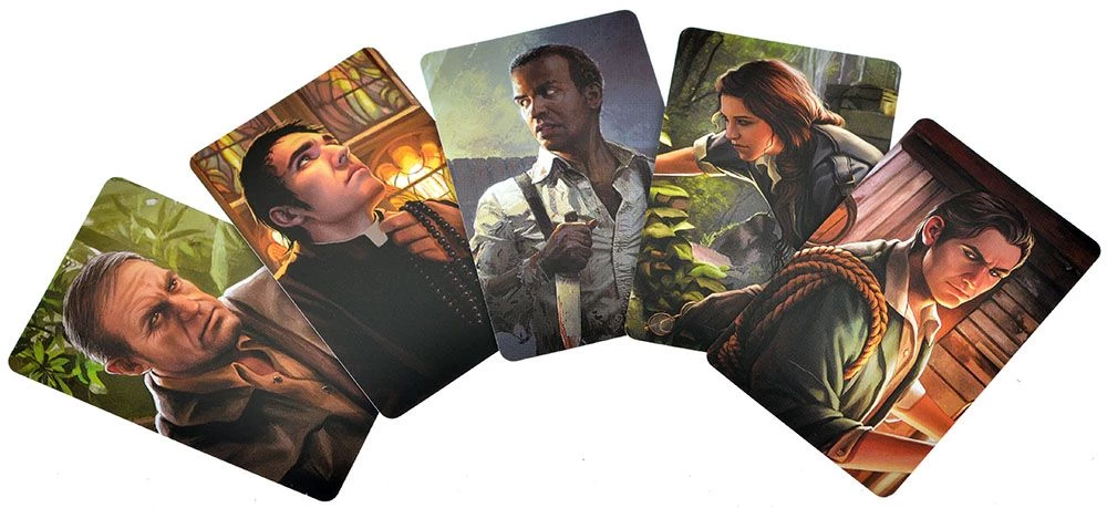 Stalo žaidimas Arkham Horror. Kortų žaidimas. Užmirštas amžius. Detektyvai (papildymas)