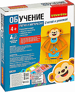 Board game Bondibon Count and multiply, monkey