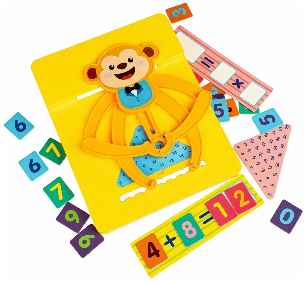 Board game Bondibon Count and multiply, monkey