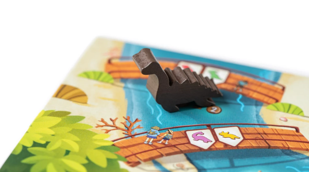 Board game Draftosaurs. Waterfowl