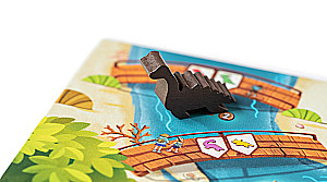 Board game Draftosaurs. Waterfowl