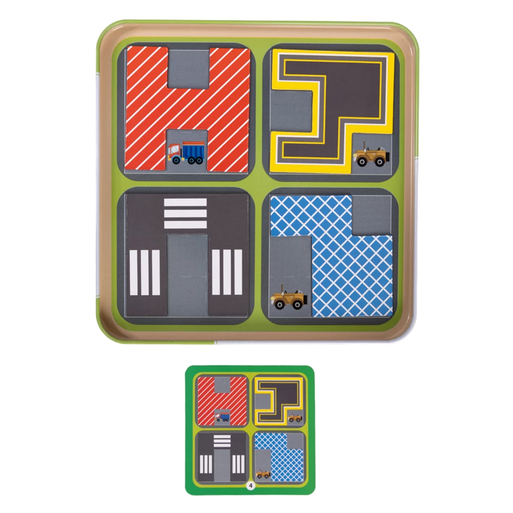 Magnetic Car Puzzle Game