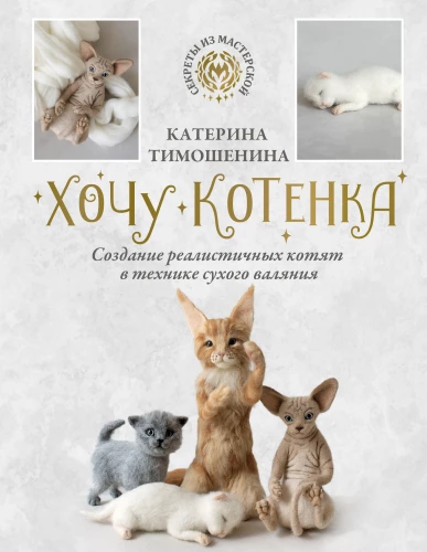 I want a kitten. Creating realistic kittens using the dry felting technique