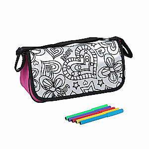 Coloring set Messenger bag with heart