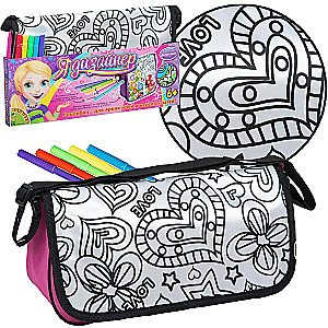 Coloring set Messenger bag with heart