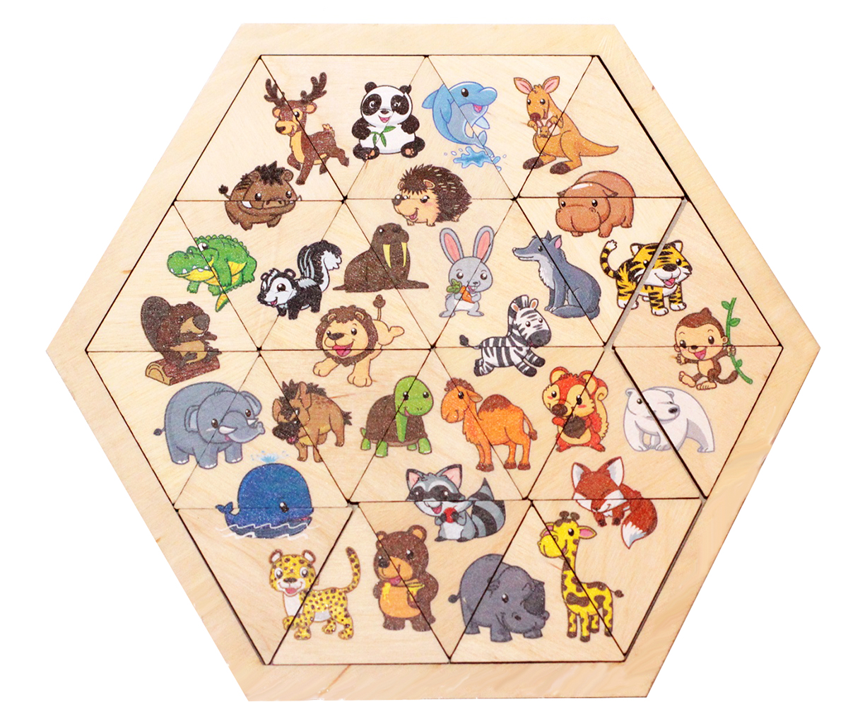 Wooden Puzzle - Animals