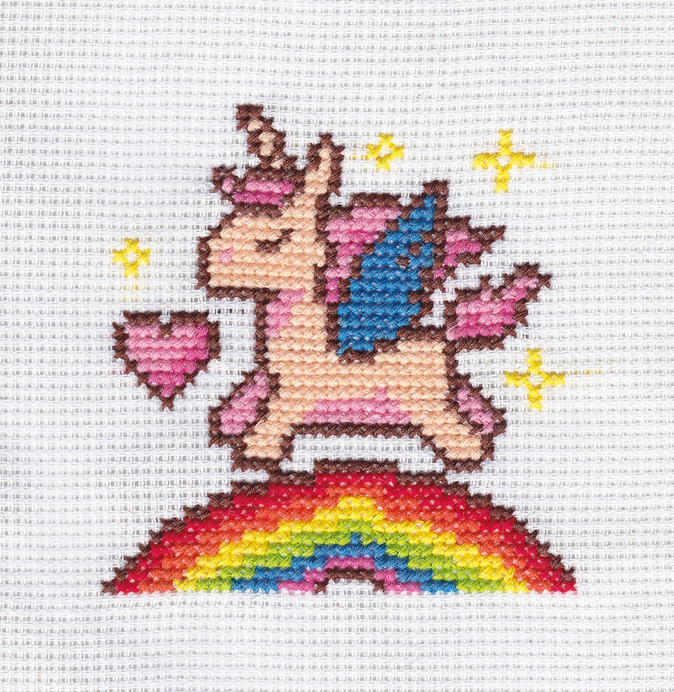 Children's embroidery kit Unicorn