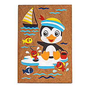Kopums gleznošanai uz koka - Pingvīniņš